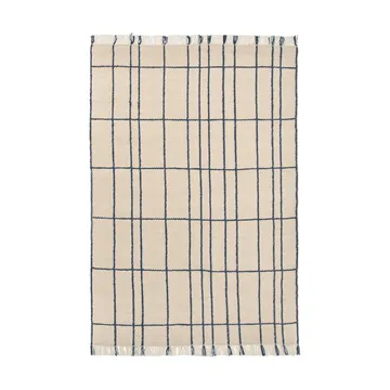 Late rug - Parchment-indigo, 170x240 cm - Ferm Living