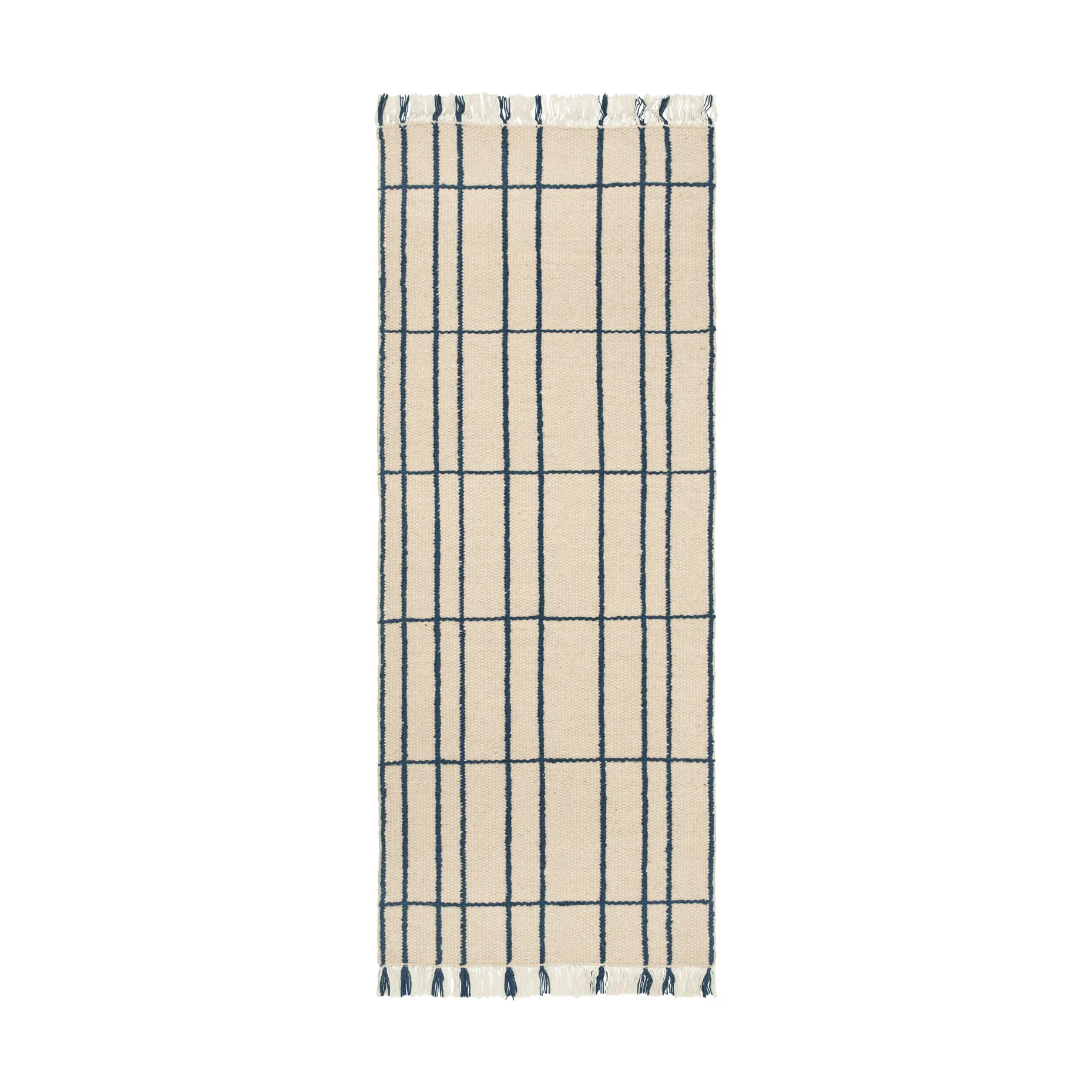 Late rug, Parchment-indigo, 80x200 cm Ferm Living