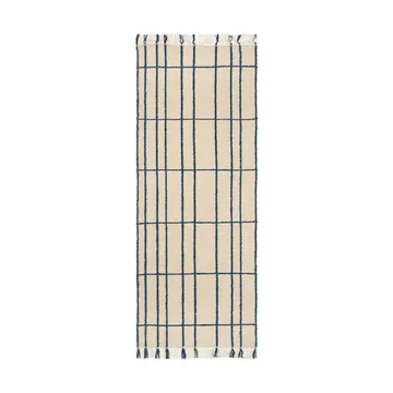 Late rug - Parchment-indigo, 80x200 cm - Ferm Living