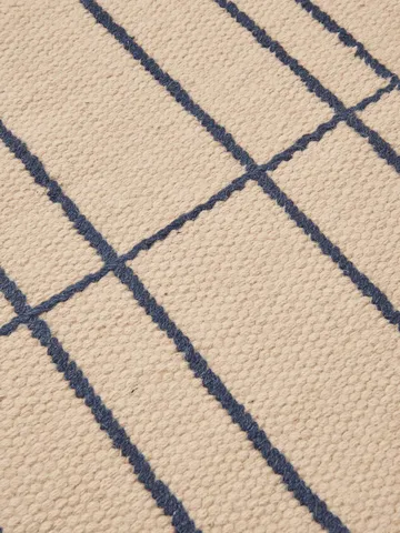 Late rug - Parchment-indigo, 80x200 cm - Ferm Living