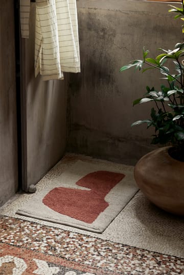 Lay bathroom rug 50x70 cm - Parchment-rust - ferm LIVING