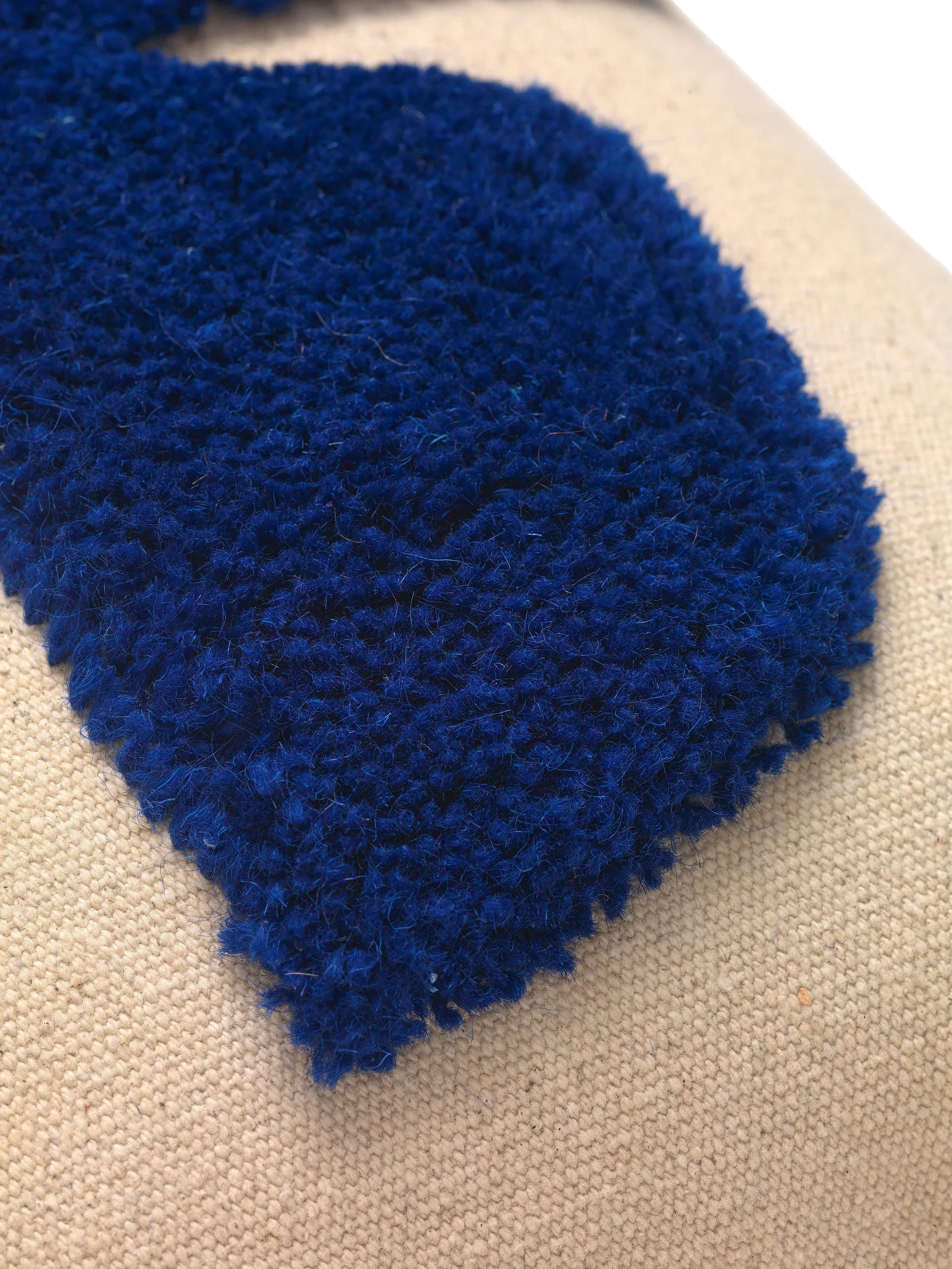 Lay rectangular cushion 40x60 cm, Sand / Bright Blue Ferm Living