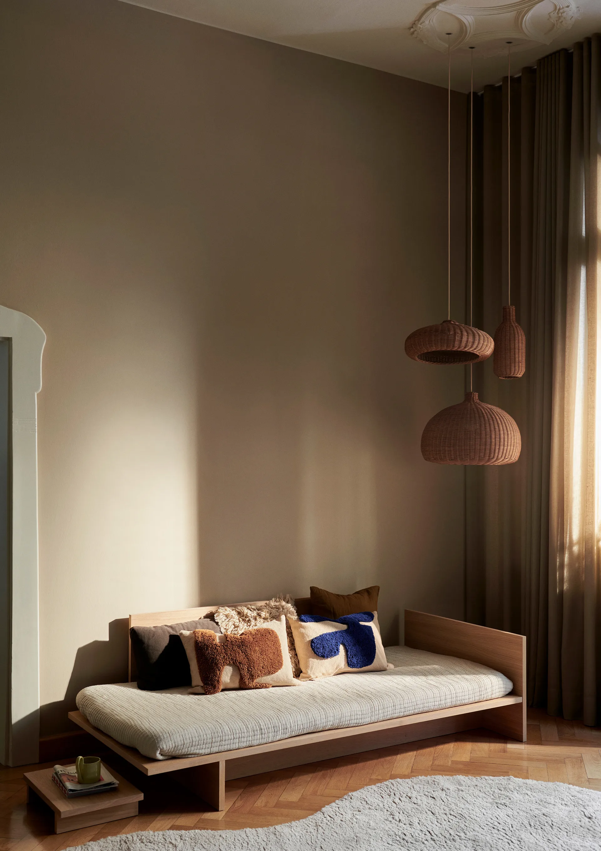 Lay rectangular cushion 40x60 cm, Sand / Sugar Kelp Ferm Living