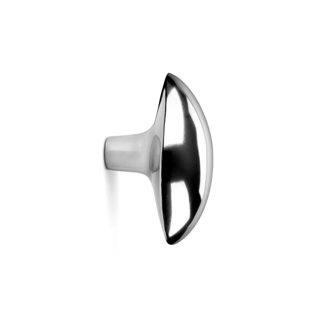 Ferm Living Lemon hook stainless steel | Scandinavian Design | Clothes hooks & hangers | Silver-coloured