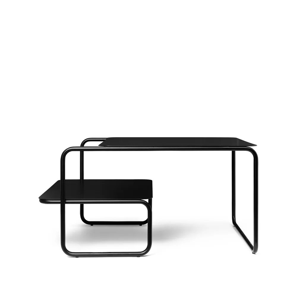 Ferm Living Level coffee table 60x79 cm Black | Scandinavian Design | Garden tables | Black