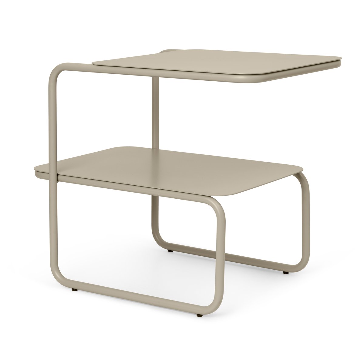 Ferm Living Level side table Cashmere | Scandinavian Design | Garden tables | Beige