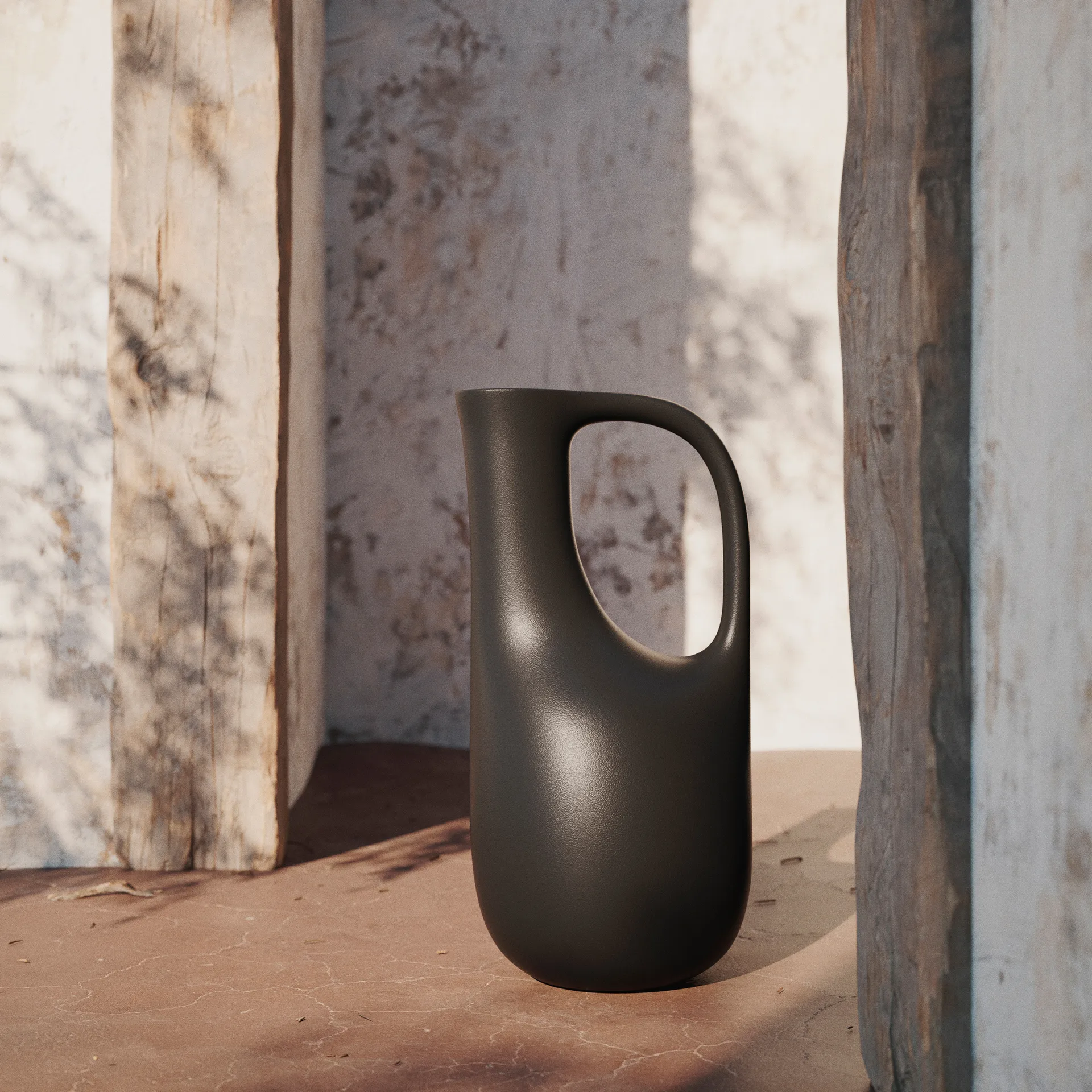 Liba watering can, black Ferm Living