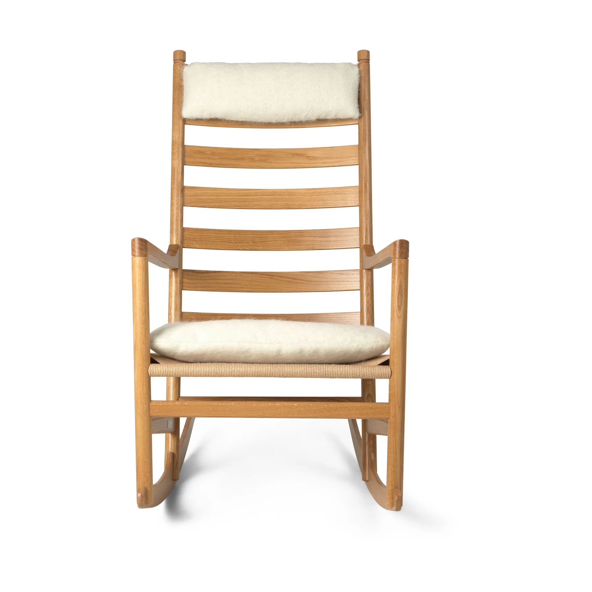 Line rug 70x105 cm, Off-white-Chocolate Ferm Living