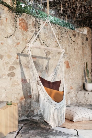 Linen cushion 50x50 cm - Chocolate - Ferm Living