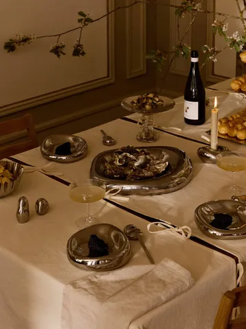Link modular tablecloth - Parchment, 150x240 cm - Ferm Living