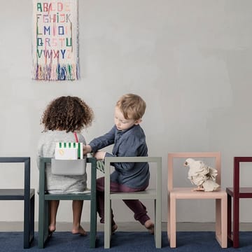 Little Architecht childrens chair - Dark blue, ash veneer - ferm LIVING