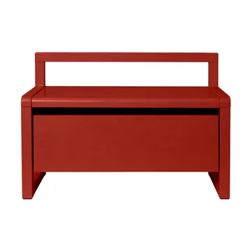 Little Architect storage bench - Poppy Red, 60x30x41.2 cm - Ferm Living