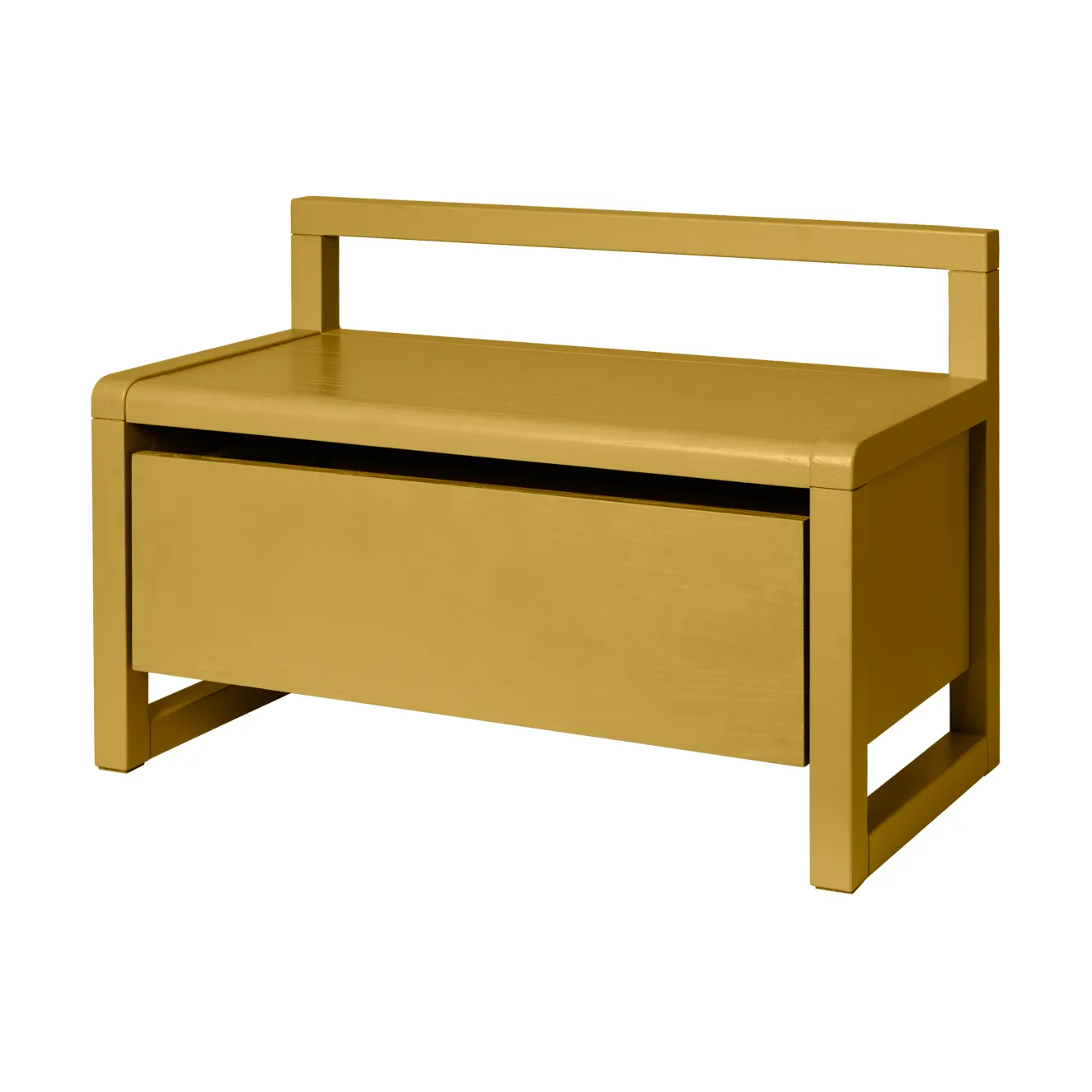 Little Architect storage bench, Yellow, 60x30x41.2 cm Ferm Living