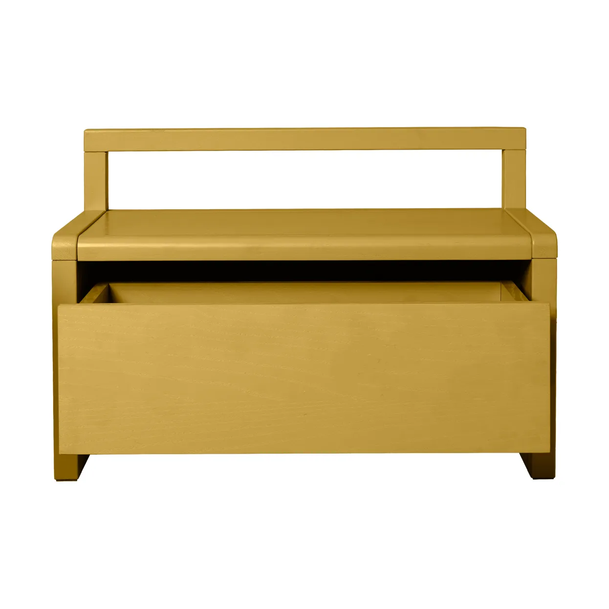 Little Architect storage bench, Yellow, 60x30x41.2 cm Ferm Living