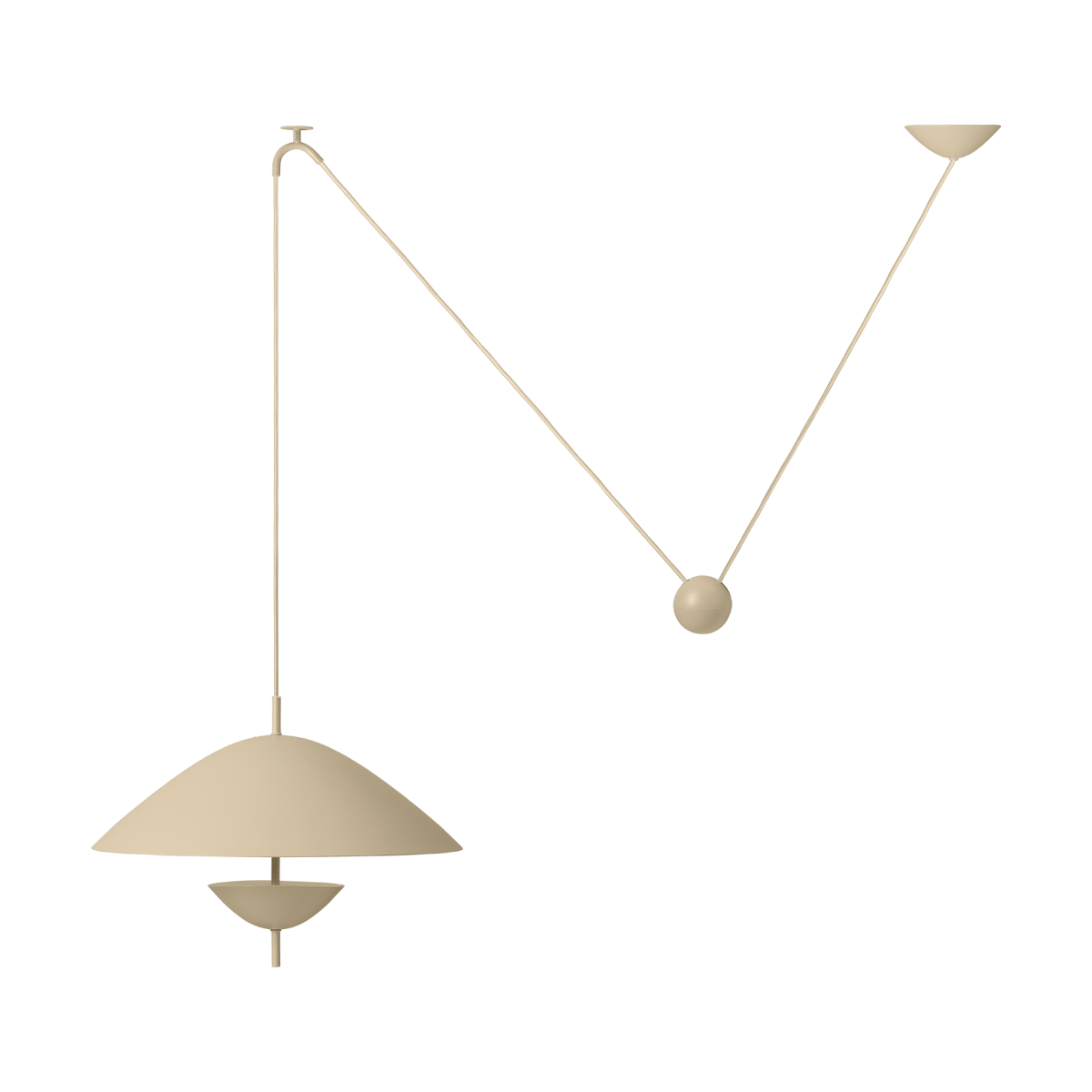 Ferm Living Lod pendant lamp Cashmere | Scandinavian Design | Pendant lamps | Beige