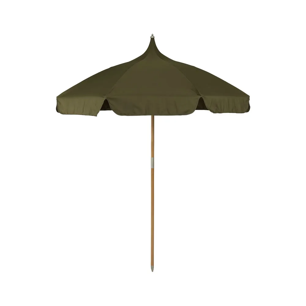 Ferm Living Lull parasol Military olive | Scandinavian Design | Green