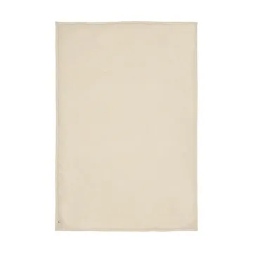 Lunden blanket - Off-white-dark chocolate, 80x110 cm - Ferm Living