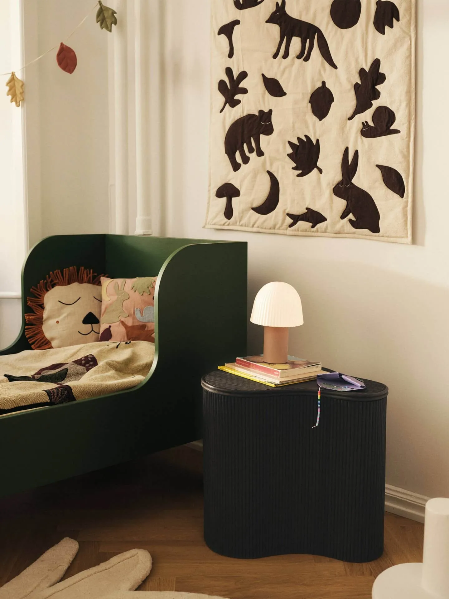 Lunden blanket, Off-white-dark chocolate, 80x110 cm Ferm Living