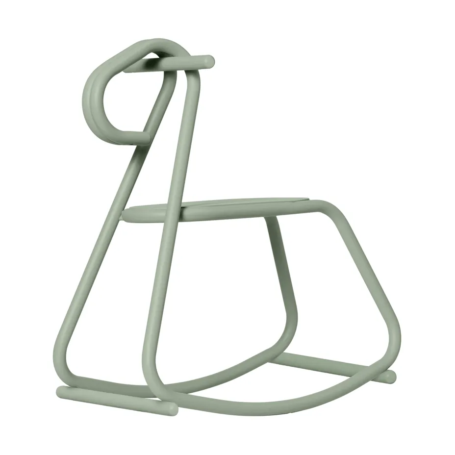 Ferm Living Lussi rocking horse Tea Green | Scandinavian Design | Children's room accessories | Green