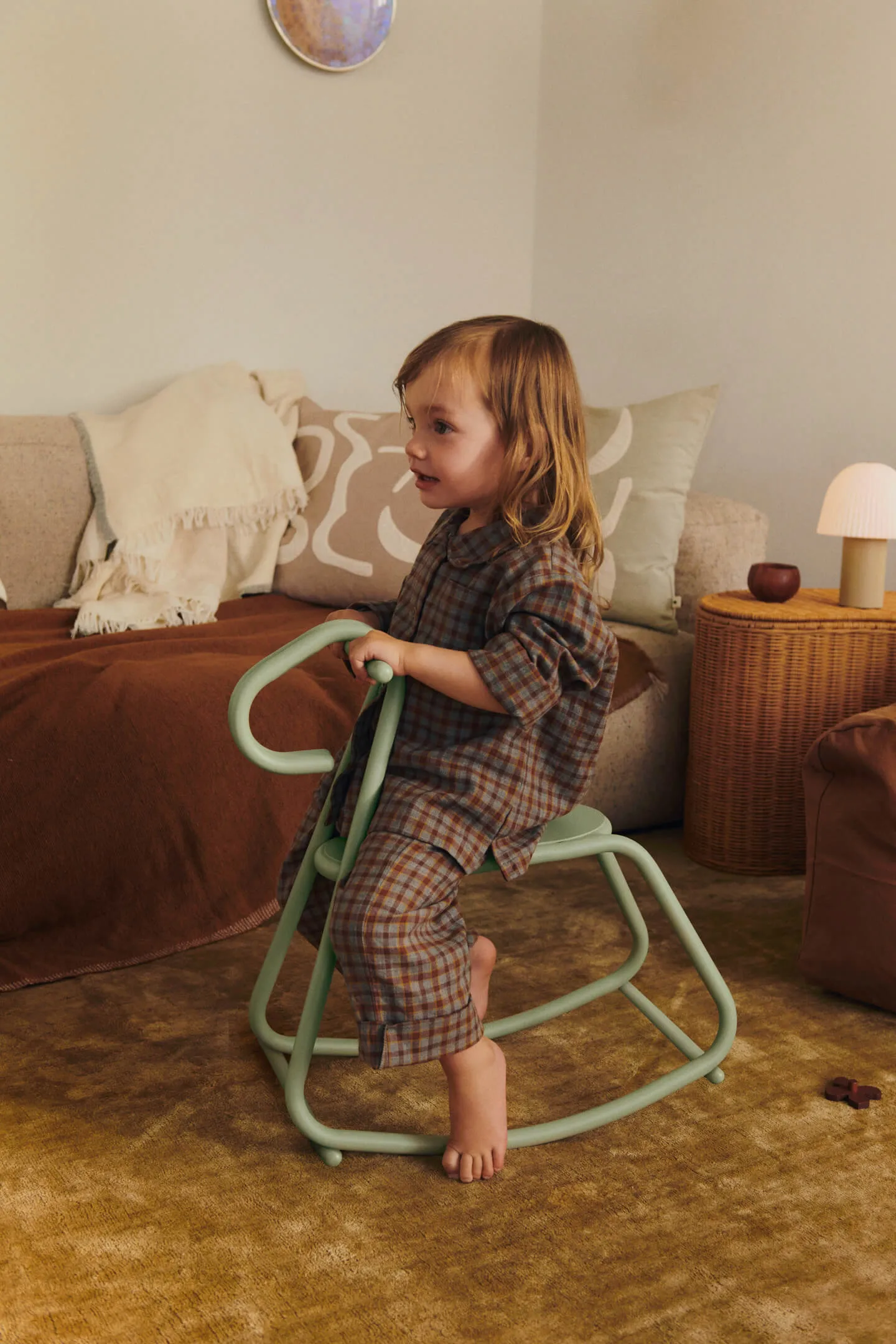 Lussi rocking horse, Tea Green Ferm Living