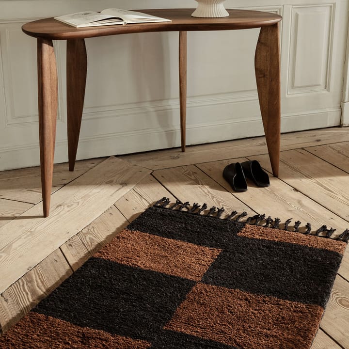 Mara rug, Bright blue/off-white, s, 80x120 cm Ferm Living