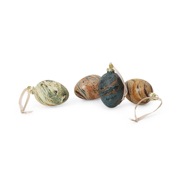 Marble easter eggs 4-pack, Mixed Ferm Living