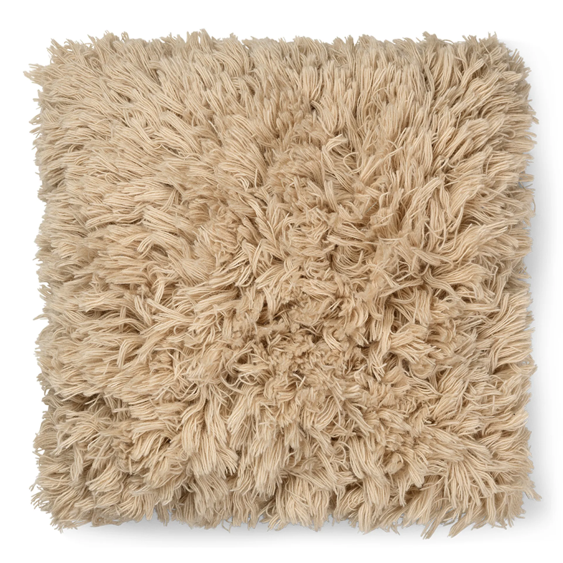 Meadow High Pile cushion 50x50 cm, Light Sand Ferm Living