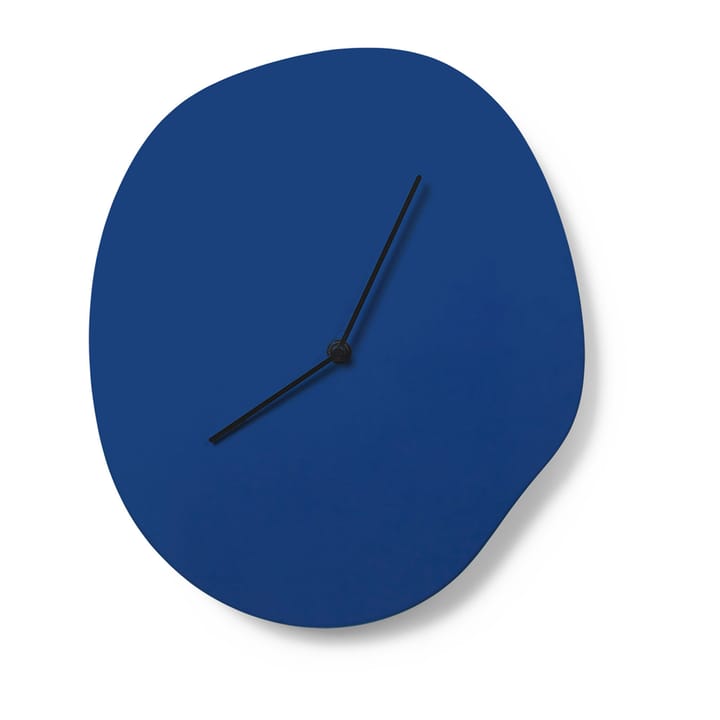 Melt wall clock 28x33 cm - Blue - ferm LIVING