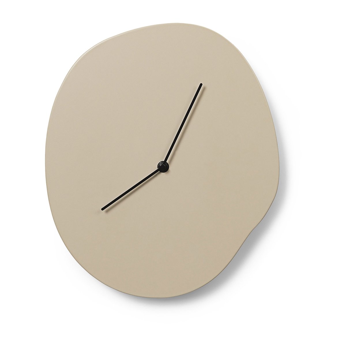 Ferm Living Melt wall clock 28x33 cm Cashmere | Scandinavian Design | Wall clocks | Beige