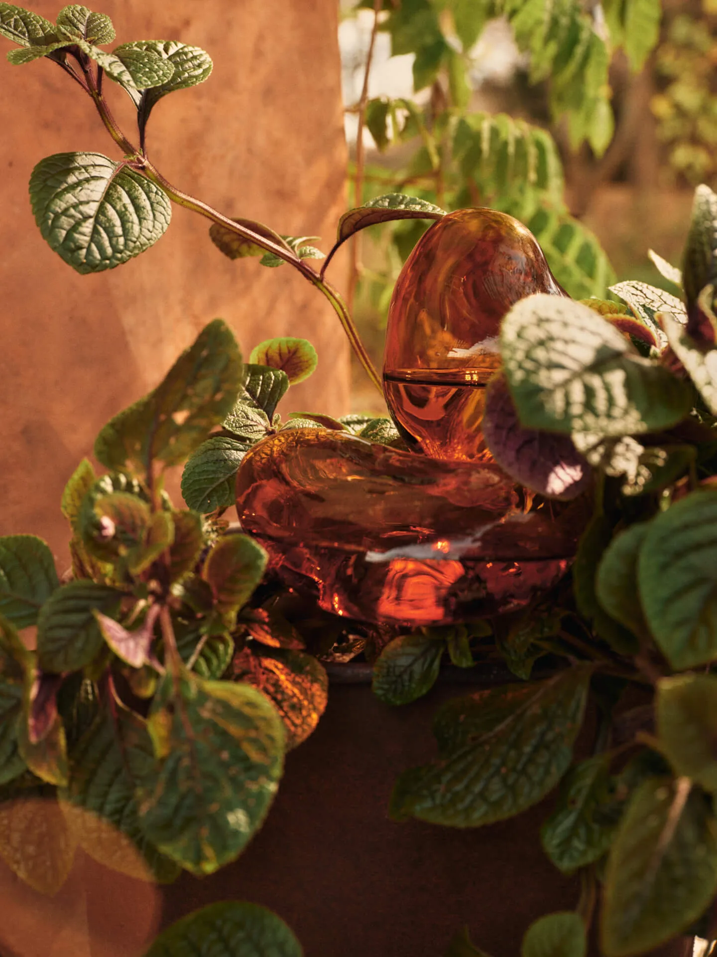 Mercury watering globe 2 parts, Amber, 12x18.5 cm Ferm Living