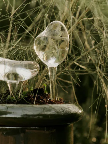 Mercury watering globe 2 parts - Clear, 15x24 cm - Ferm Living