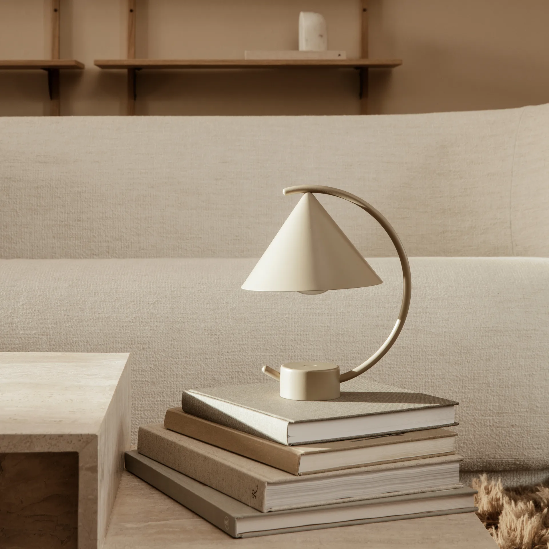 Meridian table lamp, cashmere Ferm Living