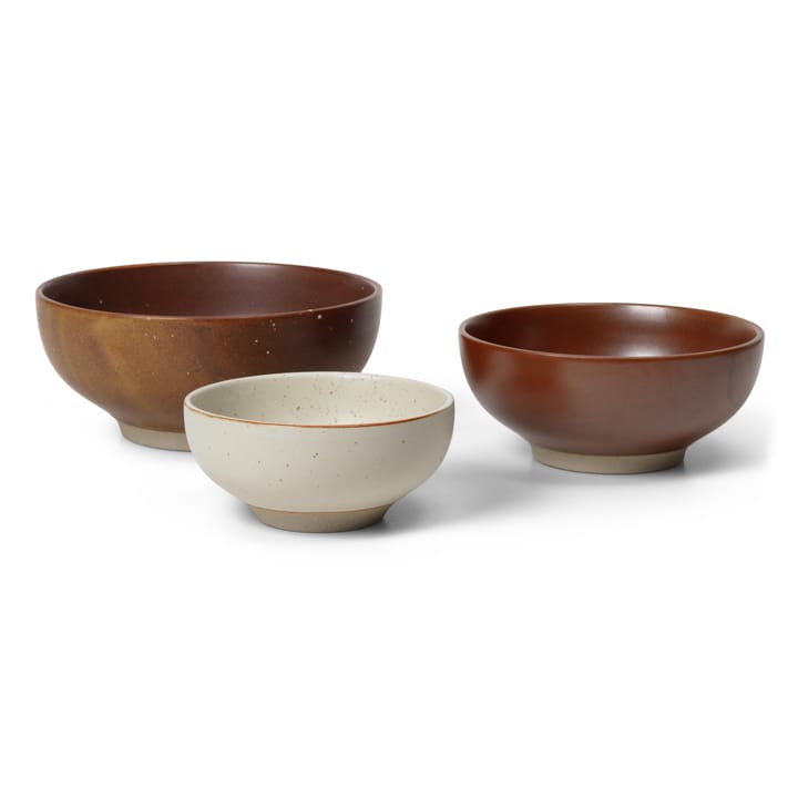 Midi bowl 3-pack Ø19 - Multi - ferm LIVING