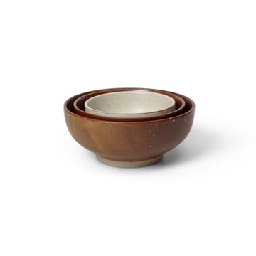 Midi bowl 3-pack Ø19 - Multi - ferm LIVING