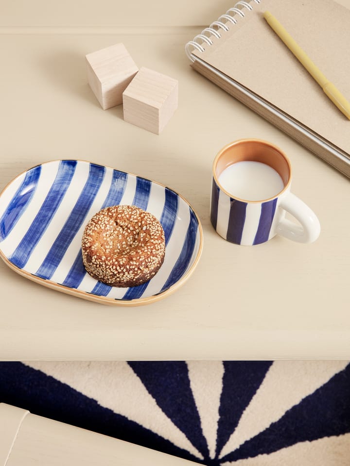 Milu children's dinnerware 2 pieces, Blue Ferm Living