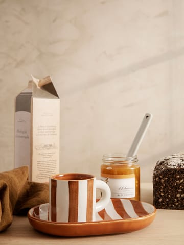 Milu children's dinnerware 2 pieces - Terracotta - Ferm Living
