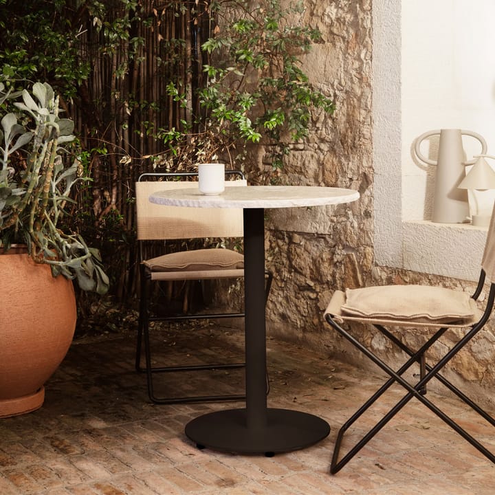 Mineral café table, White, marble bianco curia Ferm Living
