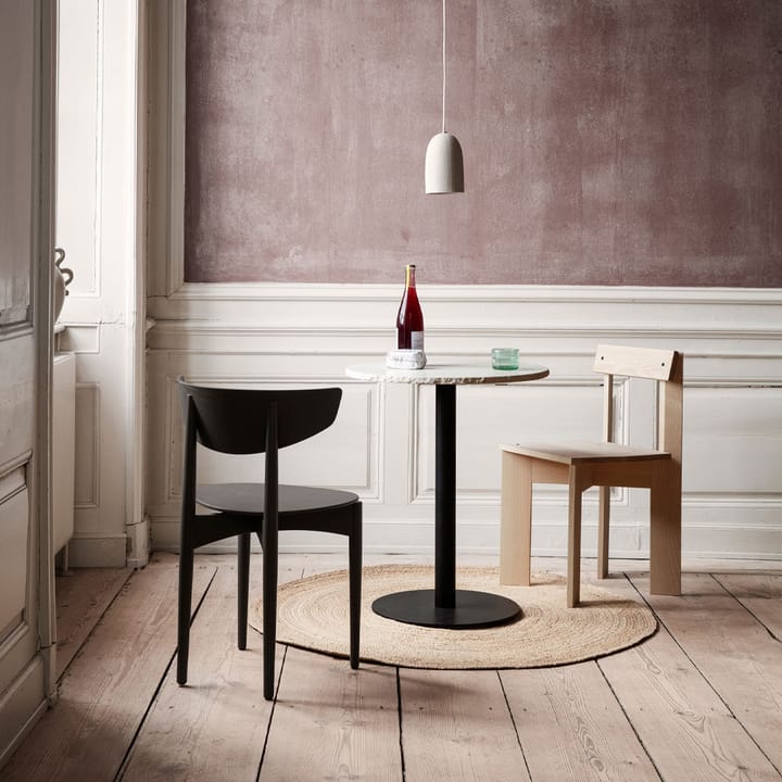 Mineral café table, White, marble bianco curia Ferm Living