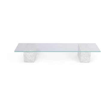 Mineral coffee table 46x160 cm - Bianco curia - Ferm Living