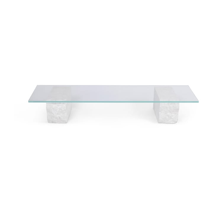 Mineral coffee table 46x160 cm - Bianco curia - ferm LIVING