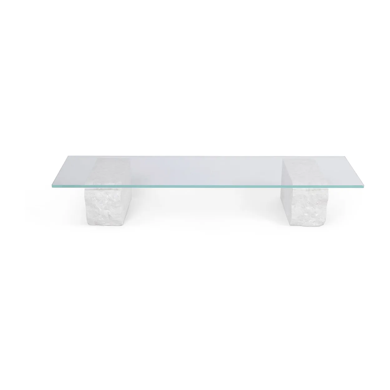 Ferm Living Mineral coffee table 46x160 cm Bianco curia