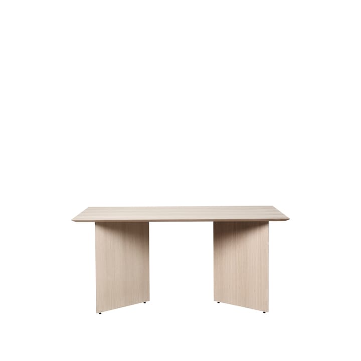 Mingle dining table - Oak natural veneer. 160cm. angled leg oak - Ferm LIVING