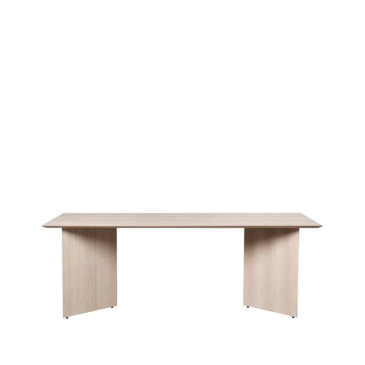 Mingle dining table - Oak natural veneer. 210cm. angled leg oak - Ferm LIVING