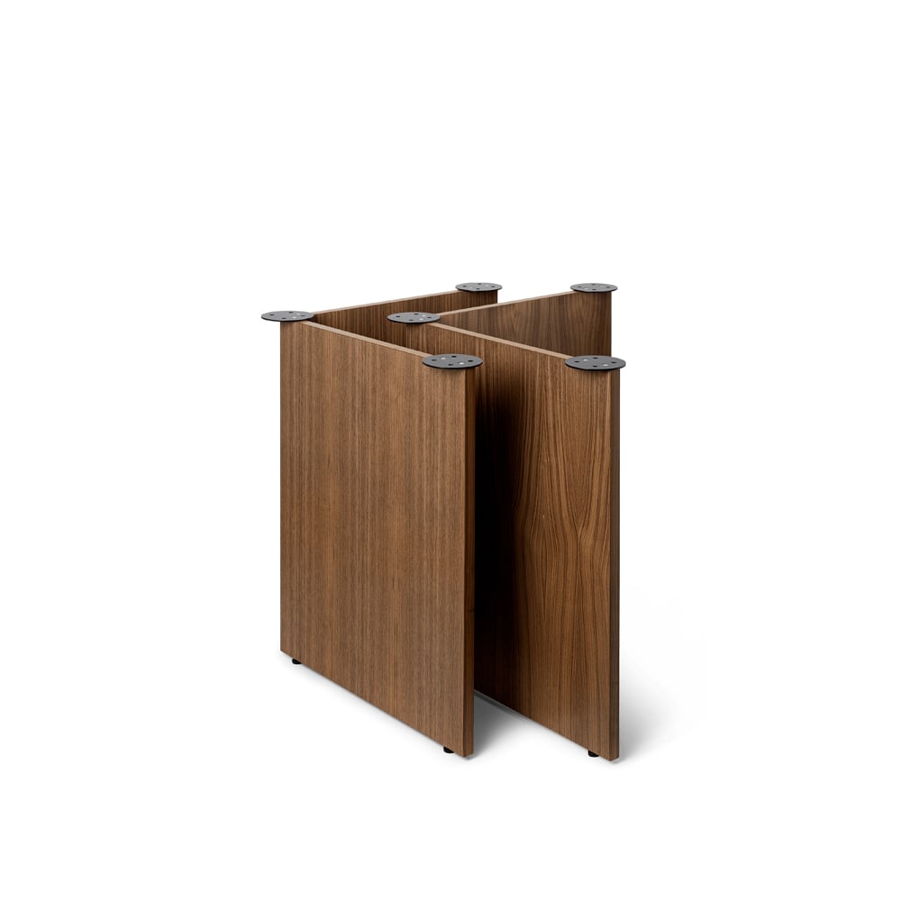 Ferm Living Mingle table legs 2 pack Walnut veneer, w68