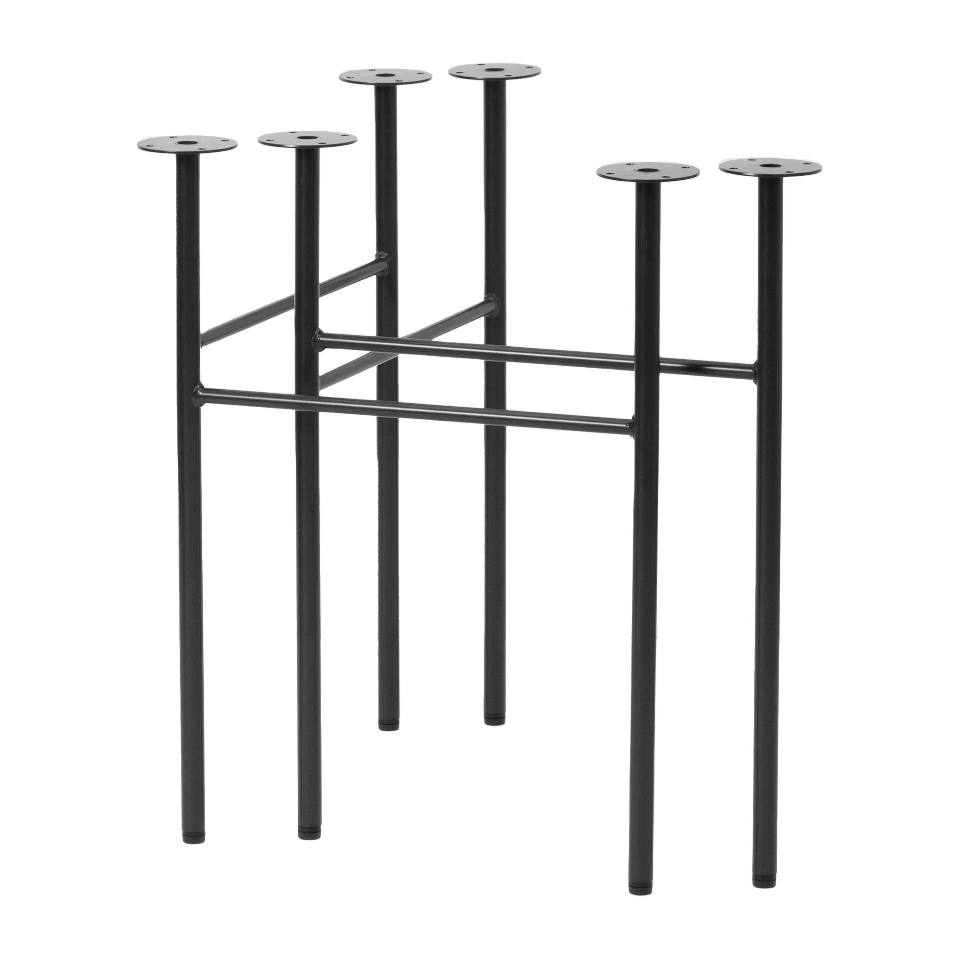 Mingle table legs steel 2-pack, Black 68 cm Ferm Living