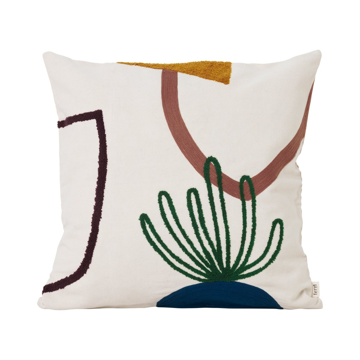 Ferm Living Mirage cushion 50x50 cm Island | Scandinavian Design | Cushions | Multi