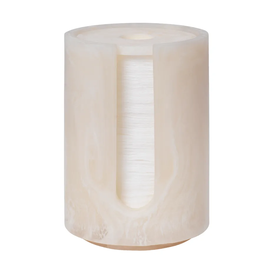 Ferm Living Mist container for cotton pads 11.8Øx8 cm Pearl