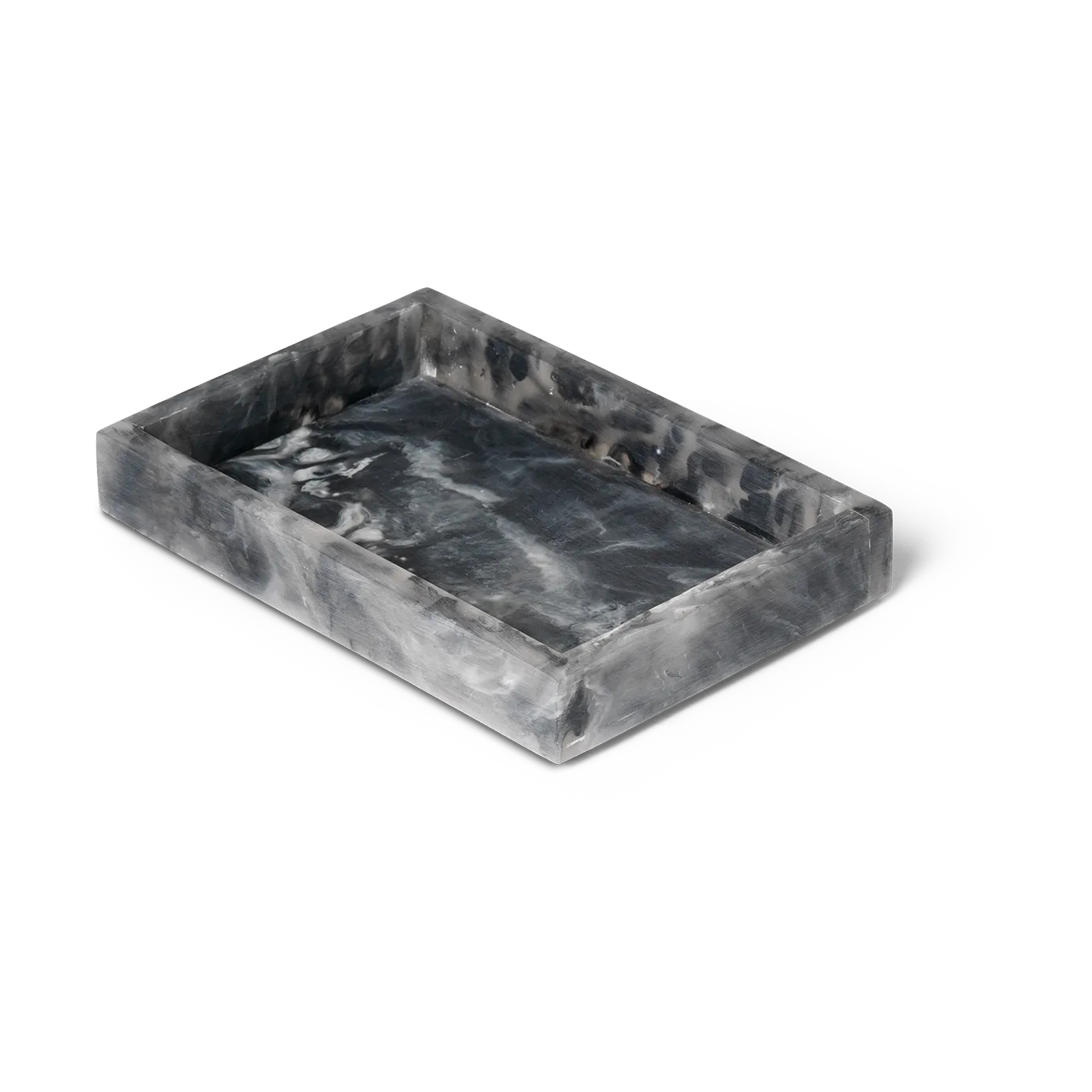 Mist decorative tray 10x15 cm, Charcoal Ferm Living