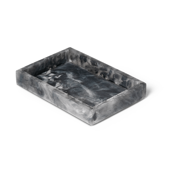 Mist decorative tray 10x15 cm - Charcoal - Ferm Living