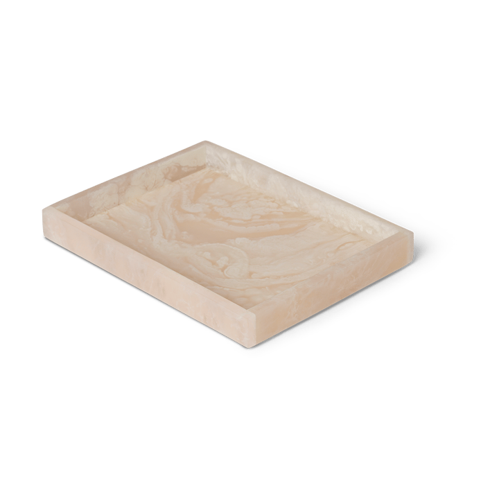 Mist decorative tray 15x20 cm - Pearl - Ferm Living